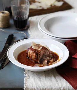 Polpettone wrapped in pancetta