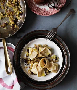 Tortellini of lardo with stemperata