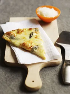 Four-cheese and sage pizza