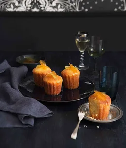 Sugared citrus cakes