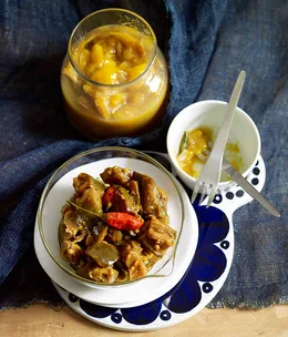 Goan eggplant pickle