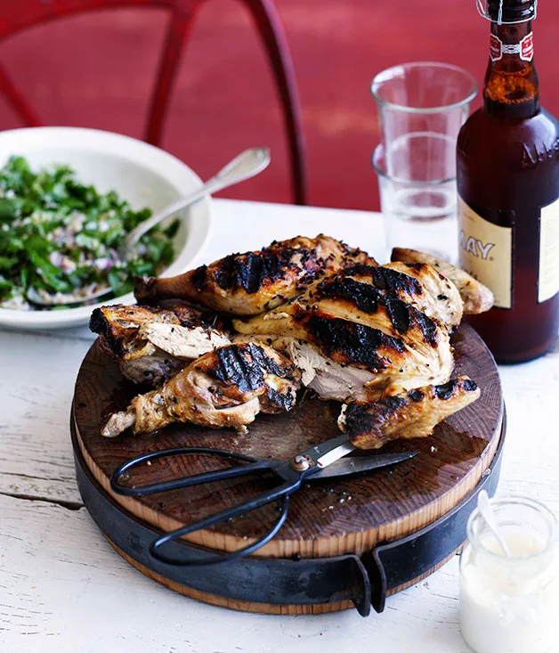 Spiced chicken with tabbouleh