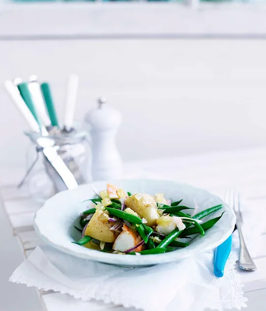 Lobster Salad with Potatoes, Beans & Lemon Relish