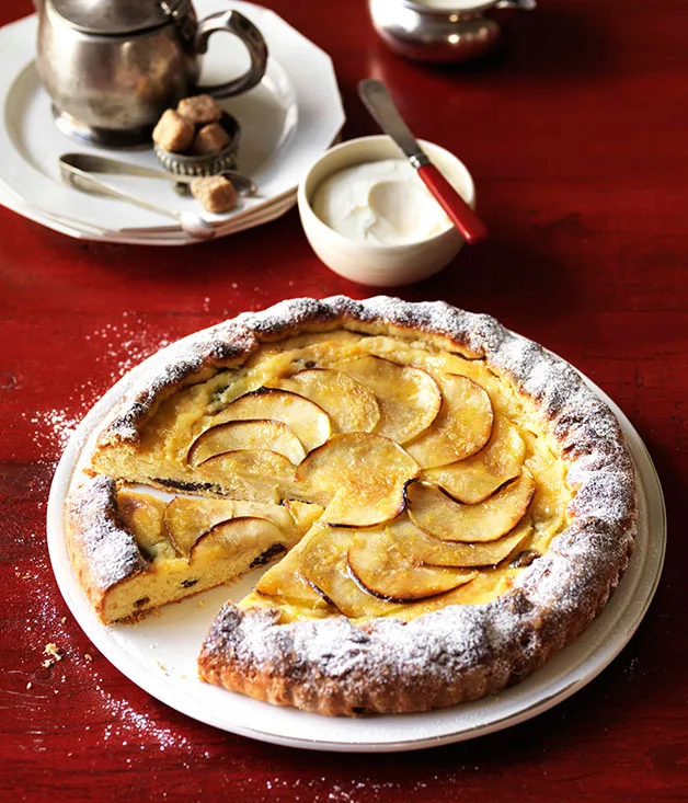 Sugared apple galette