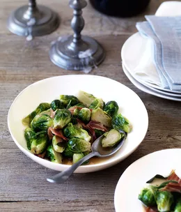 Pancetta and Brussels sprouts