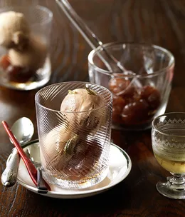 Sweet chestnut and rosemary gelato