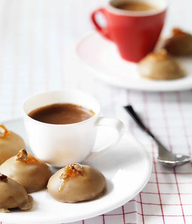 Espresso-glazed biscotti