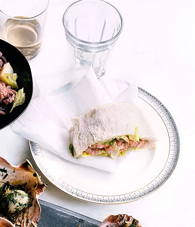 Prawn sandwiches, Harry’s Bar style