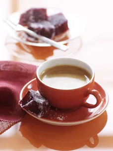 Sugared raspberry jellies