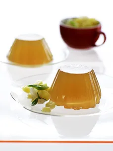 Lychee, ginger and lemongrass jellies
