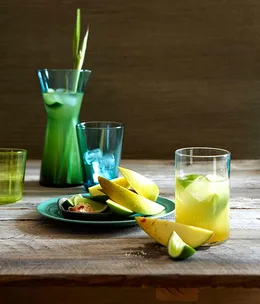 Mango, ginger and lemongrass cordial