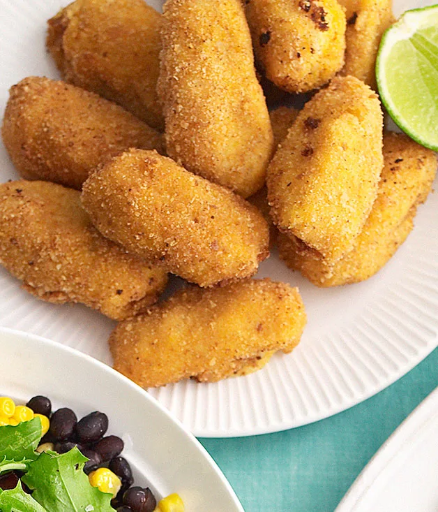 Spicy potato croquettes