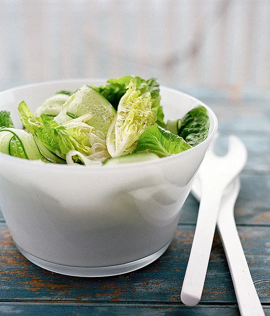 Soused Fennel, Cucumber and Baby Cos Salad