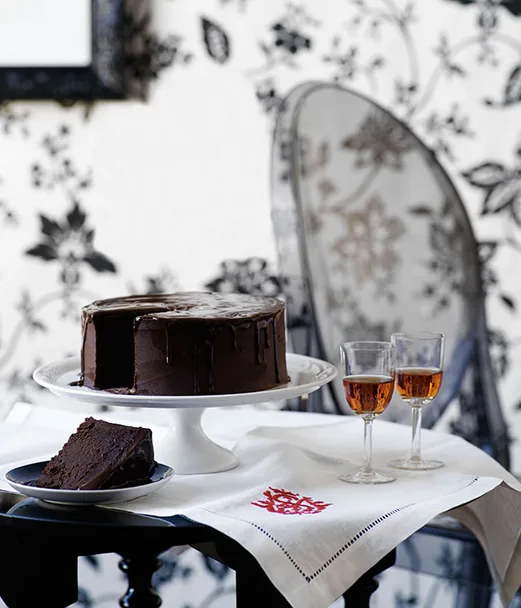 Rich chocolate cake