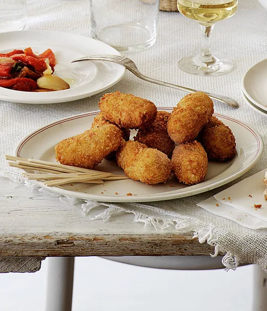 Jamón Ibérico and egg croquetas recipe | Gourmet Traveller