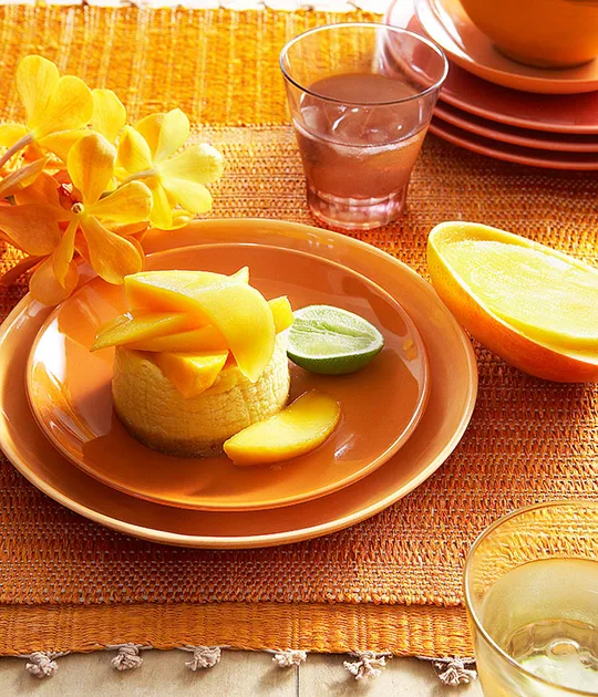 Mango cheesecakes | Gourmet Traveller