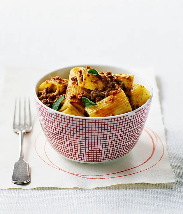 Veal and pancetta ragu with rigatoni