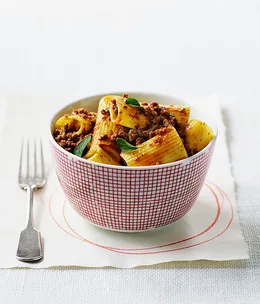 Veal and pancetta ragu with rigatoni