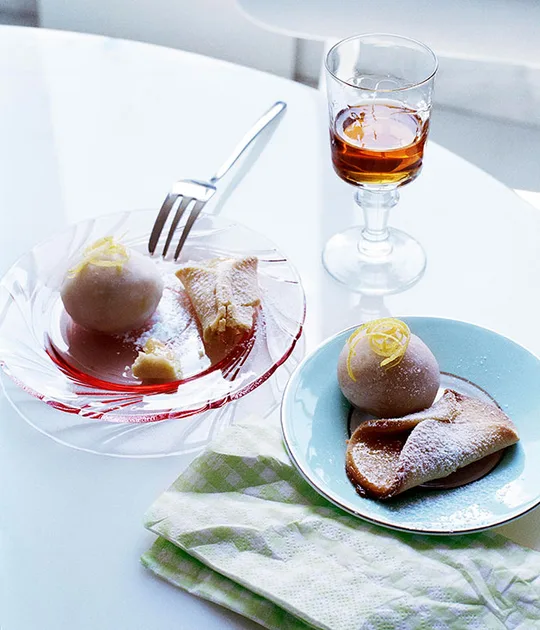 Iced almond biscuits | Gourmet Traveller