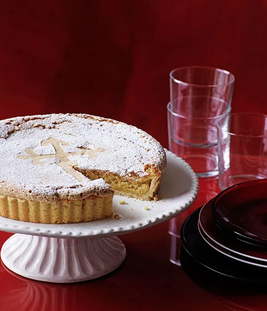Galician almond tart Tarta de Santiago | Gourmet Traveller