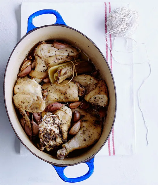 Chicken with 40 cloves of garlic | Gourmet Traveller