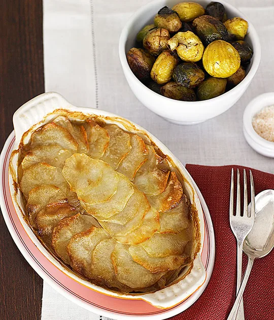 Brussels sprouts with chestnuts | Gourmet Traveller