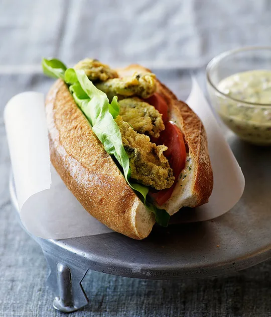 Oyster Po Boy | Gourmet Traveller
