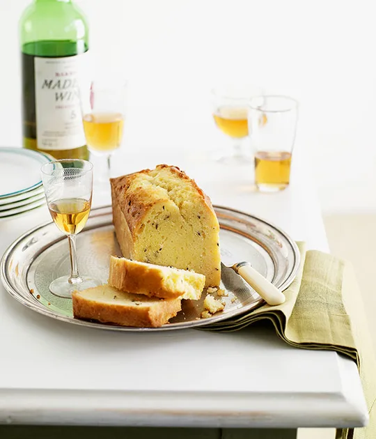 Seed cake and a glass of Madeira | Gourmet Traveller