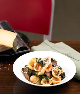 Chicken liver orecchiette