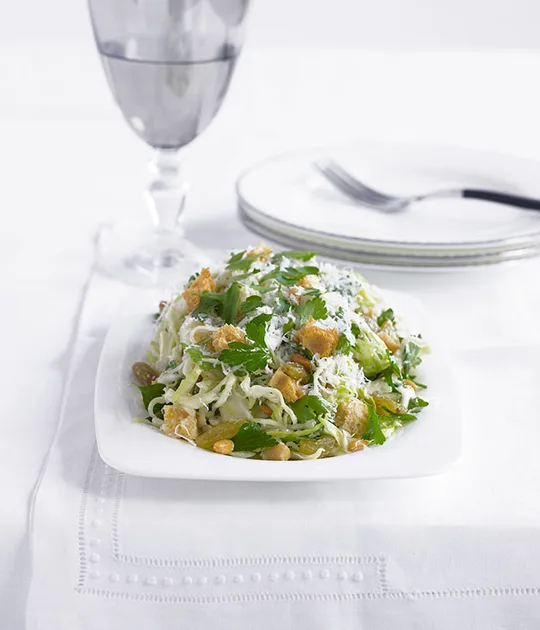 Savoy Cabbage, Pine Nut and Pecorino Salad Recipe