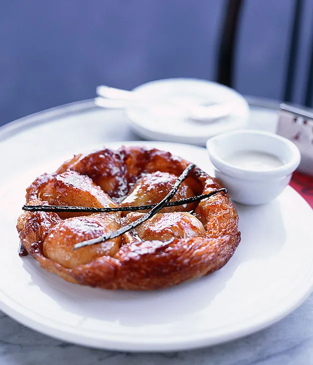 Pear tarte Tatin