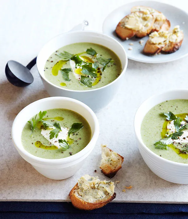 Broccoli and Stilton soup