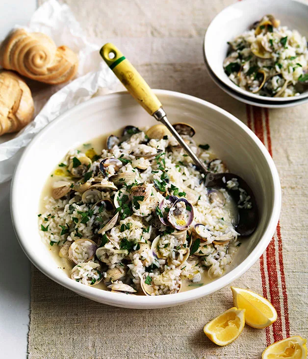 Genovese vongole with rice