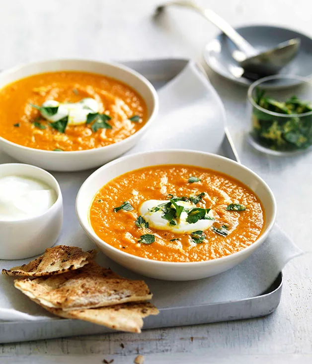 Roast carrot and cumin soup