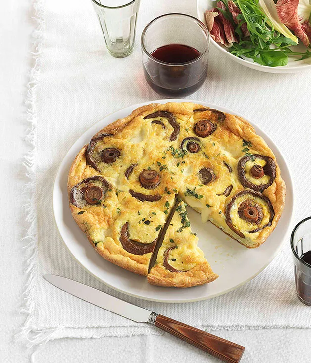 Mushroom frittata