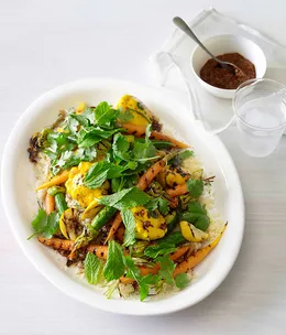 Couscous with summer vegetables