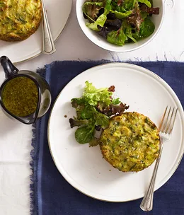 Leek, tarragon and Gruyère tart