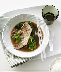 Asian-style snapper broth