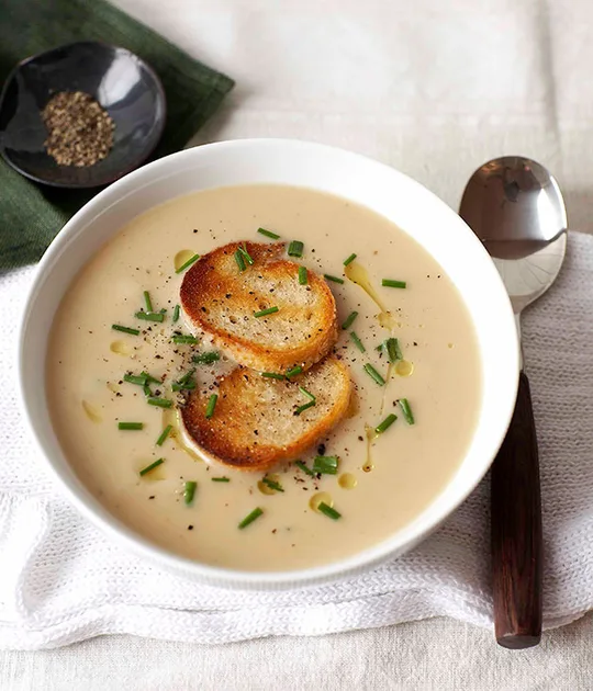 May: Celeriac soup | Gourmet Traveller