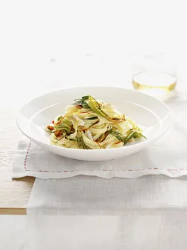 Zucchini Flower &amp; Crab Linguine Recipe | Gourmet Traveller