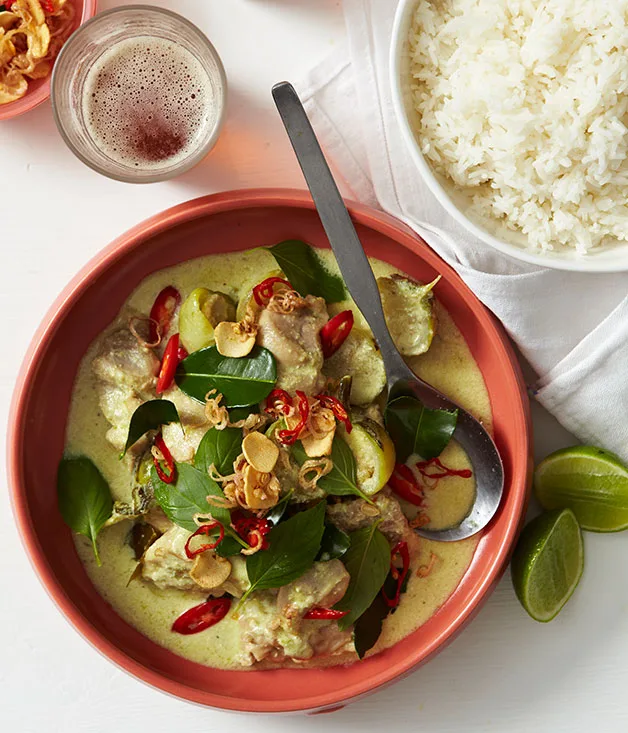 Green chicken curry