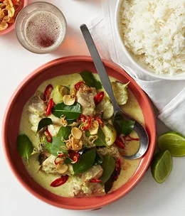 Green chicken curry