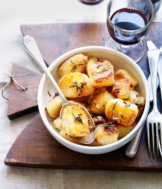 Roast potatoes recipe | Gourmet Traveller recipe