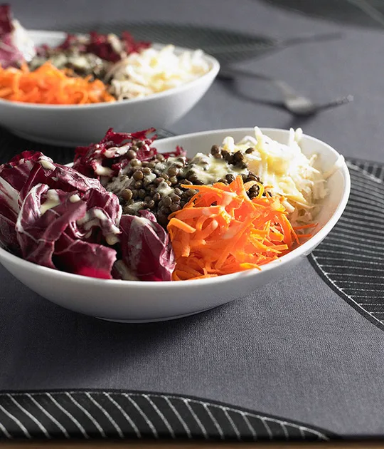 Lentil and Root Vegetable Salad Recipe | Gourmet Traveller
