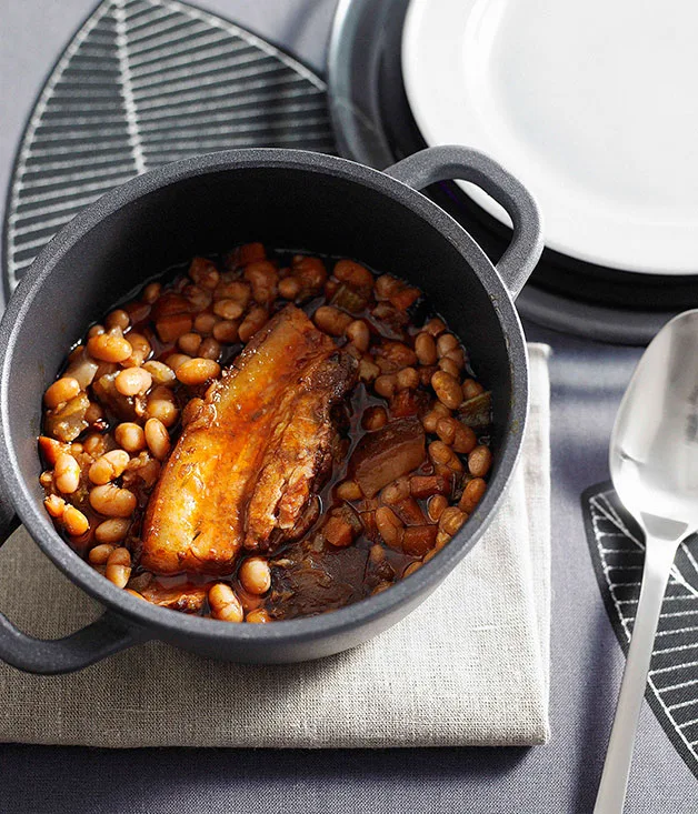 Pork and white beans