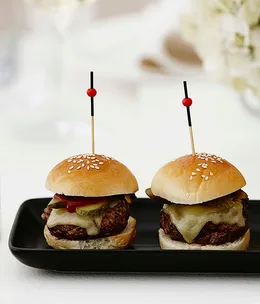 Mini wagyu burgers