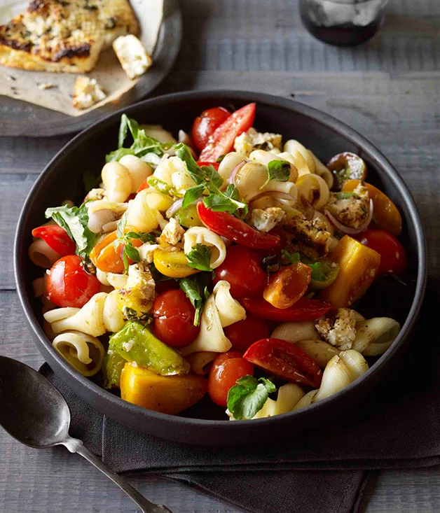 Tomato and baked ricotta pasta freddo