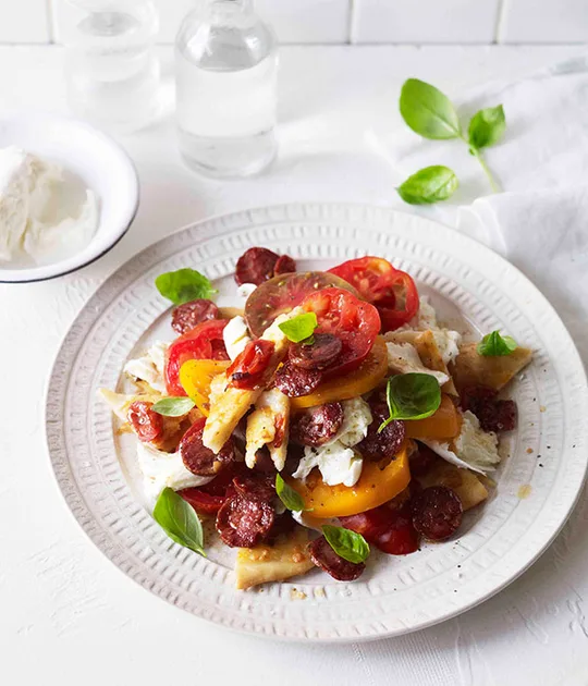 Pepperoni pizza salad | Gourmet Traveller