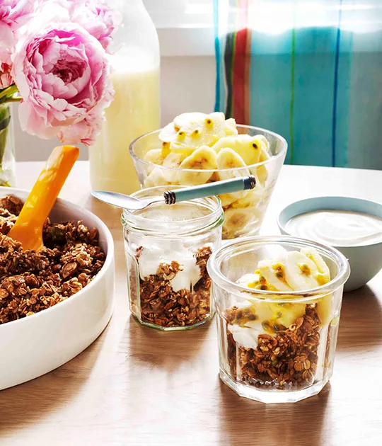Spiced five-grain granola recipe | Gourmet Traveller