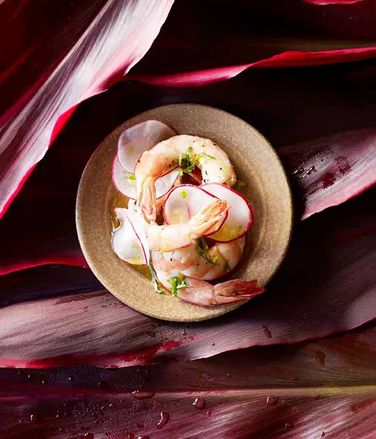 Jasmine-Scented Steamed Prawns Recipe | Gourmet Traveller